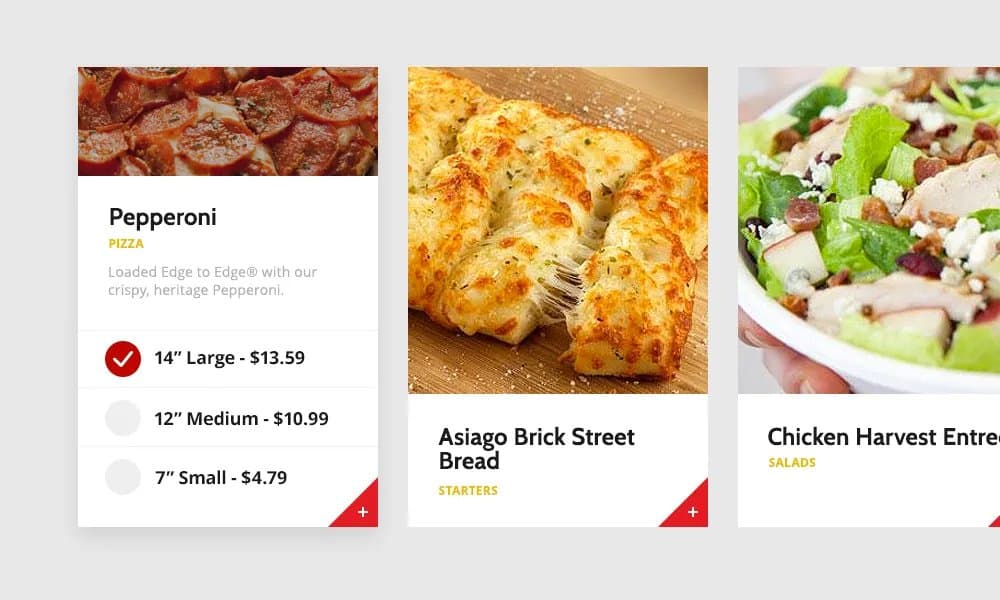 Donatos web and native ordering