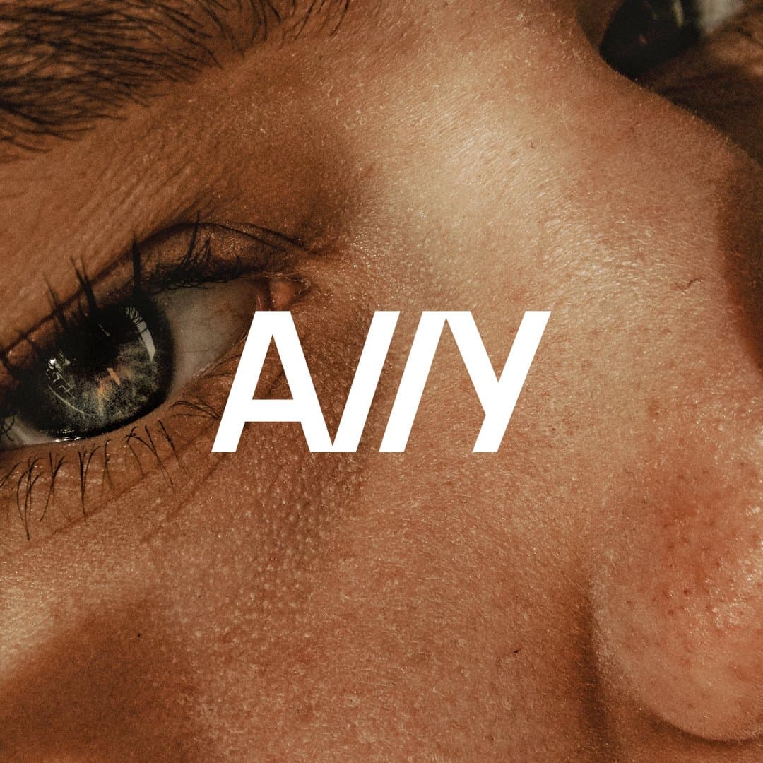 A11Y wordmark over a close-up portrait