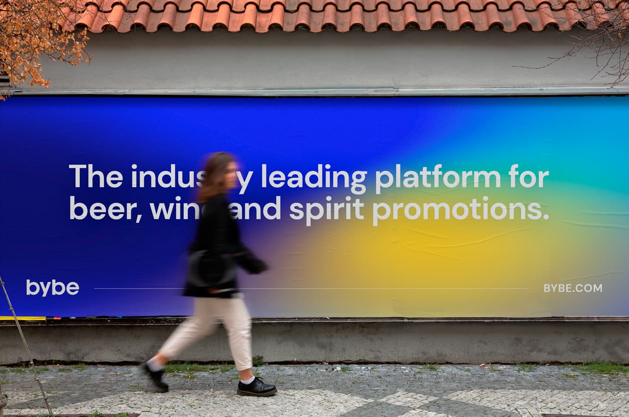 BYBE out-of-home billboard