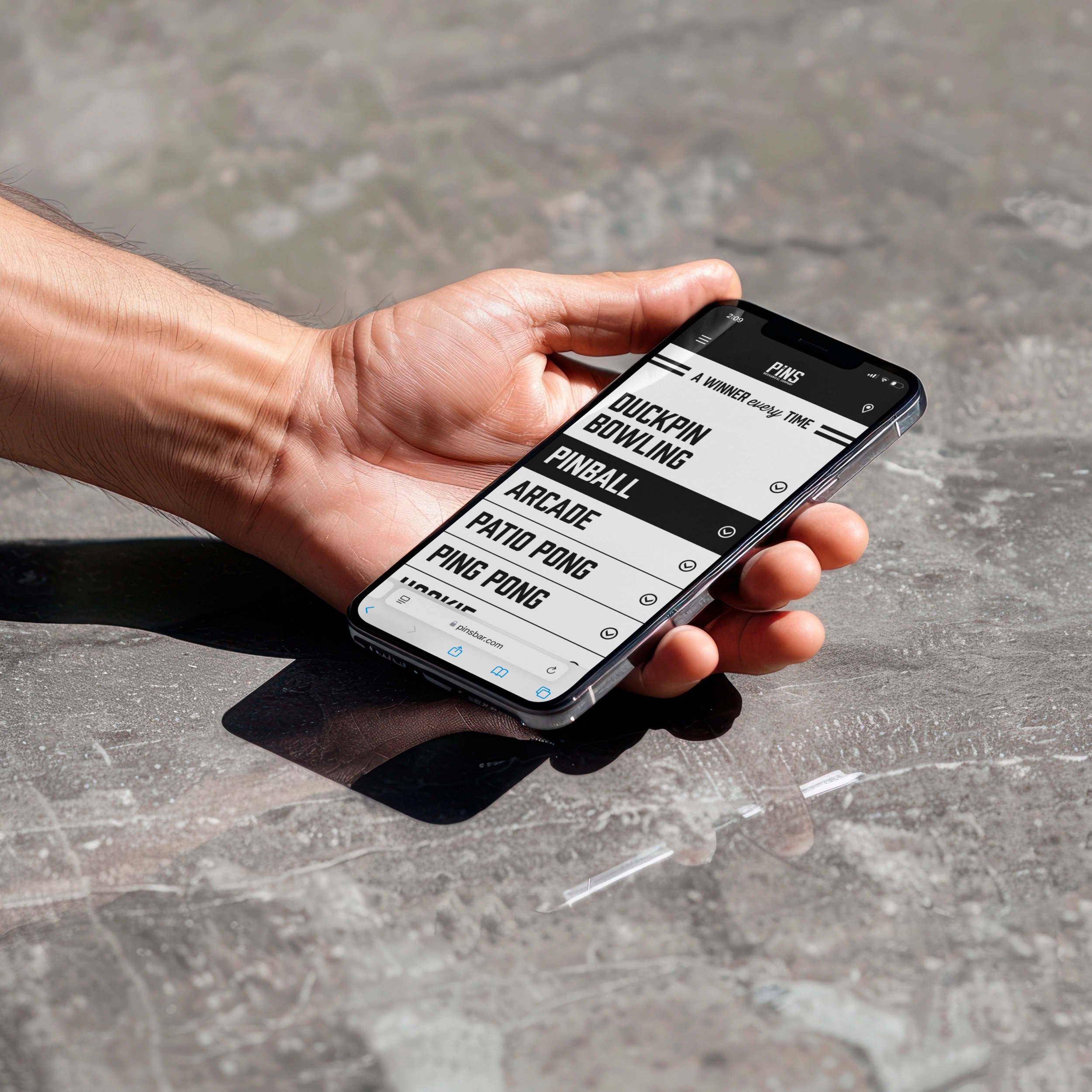 Pins Mechanical Co. mobile site
